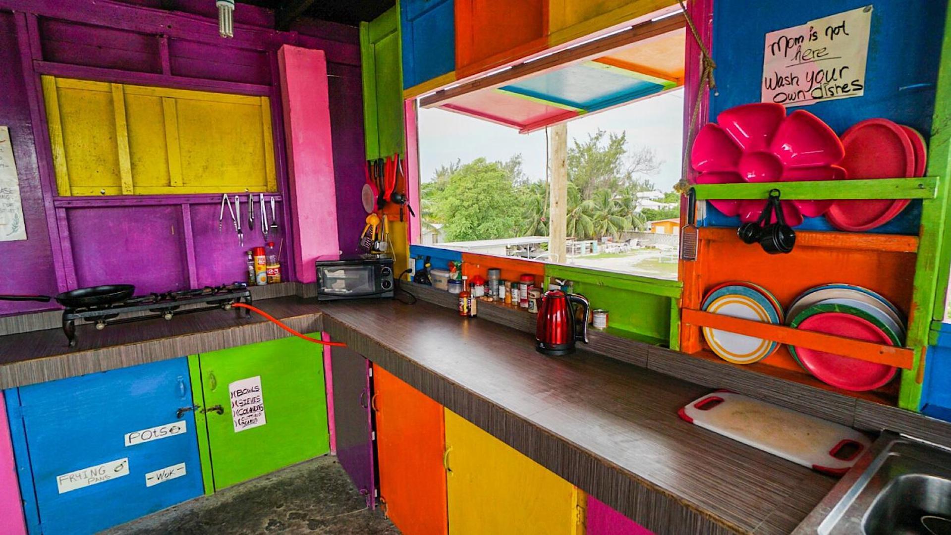 Travellers Palm Backpackers Hostel Caye Caulker Kültér fotó